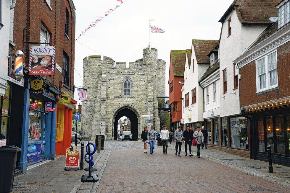 The Westgate Towers and St Peter's Street, Canterbury